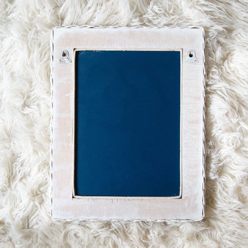 Vintage Wicker 11.5" x 14.5" Rectangle Mirror *Marks on Glass* - Picture 7 of 9