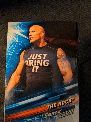 The Rock 2019 Topps Smackdown Live WWE Card #58 - Foto 1 di 2
