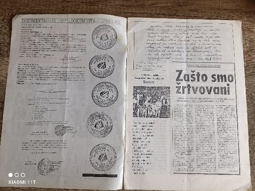 Magazin PIN PODINJE GORAZDE ŽEPA Bosnien-Herzegowina Armee goldene Lilie 1992 Nr. 2 - Bild 2 von 11