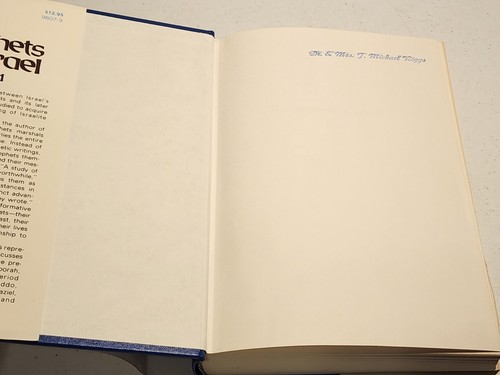 The Prophets of Israel by Leon J. Wood (1979/1981, Hardcover) HCDJ - Picture 4 of 7