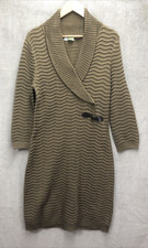Calvin Klein Women's Sweater Dress Size Unknown Taupe Buckle
