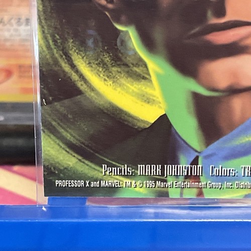 Fleer Marvel Annual 1995 | Professor X #19 Power Blast Foil | X-men - Imagen 10 de 10