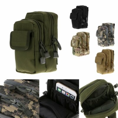 Military Tactical Molle Pouch Belt Waist Packs Bag Pocket for Camping Hiking New