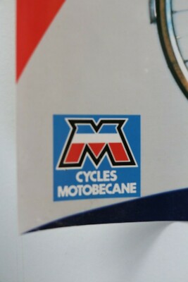 AFFICHE CYCLES MOTOBECANE MBK 1981 vélo femme Le plus féminin