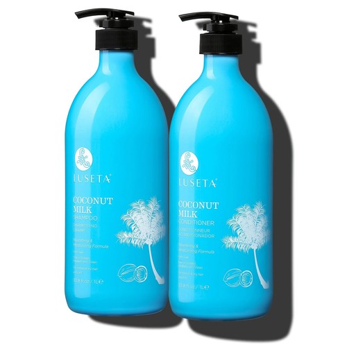 Luseta Coconut Mlik Shampoo and Conditioner Moisturizing Dry Hair Color Safe - Picture 6 of 7