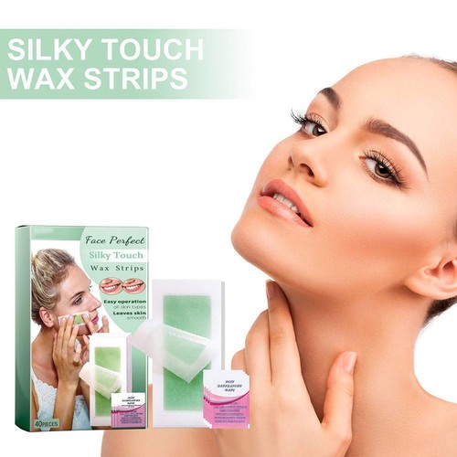 40Pcs Facial Body Hair Removal Wax Strips Depilatory Leg Paper Arm Bikini B8Z4 - Picture 2 of 8