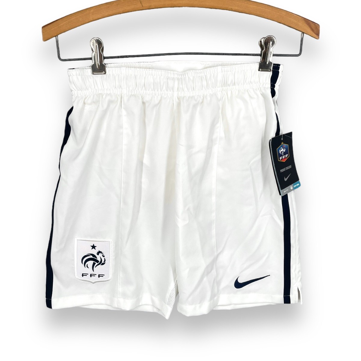 Nike FFF France Football Soccer Shorts Les Bleus 2011/2012 White