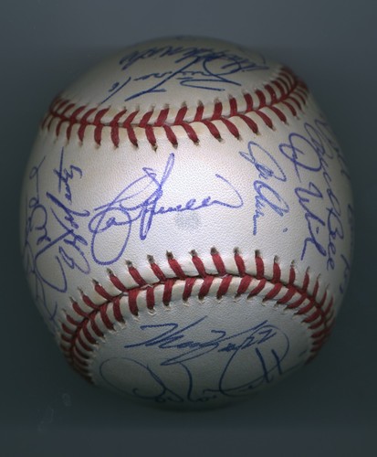 2000 Seattle Mariners Autographed Team Baseball BALL 28 - Picture 5 of 5