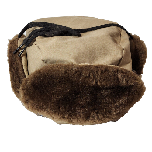 Vintage Browning Goose Down Trapper Hat Tie Ear Flaps Large USA Made Hunting Cap - Picture 4 of 16