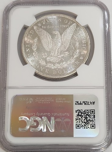 1888-S MS61 Morgan Silver Dollar NGC - Picture 2 of 2