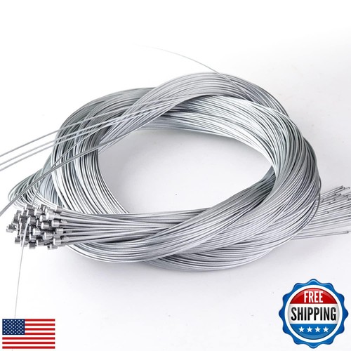 10 Pcs Stainless Steel Shifter Cable, Bike Derailleur Cable 2M Length Replace