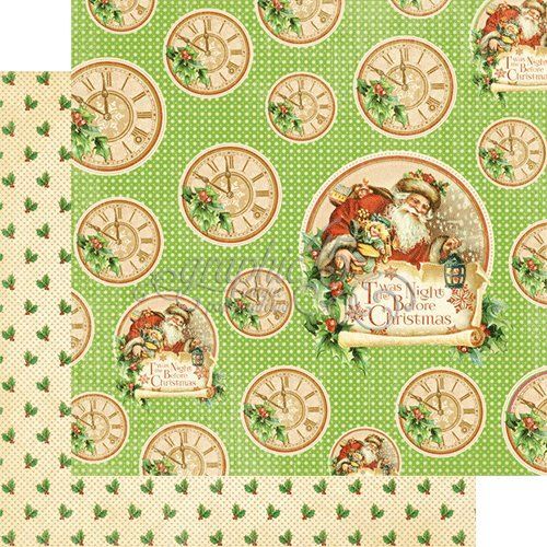 GRAPHIC 45 "TWAS THE NIGHT BEFORE CHRISTMAS 12X12 DCE PAPER SCRAPJACK'S PLACE - Picture 7 of 11