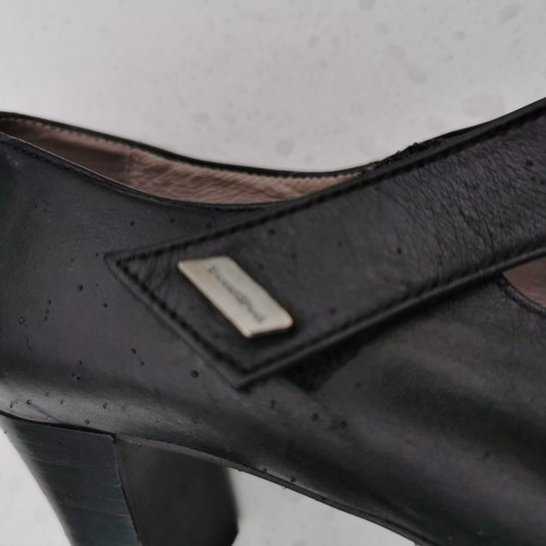 BEAUTIFEEL Sz 38 Or 7 Black Leather Mary Jane Comfort Pumps Shoes - Picture 15 of 15