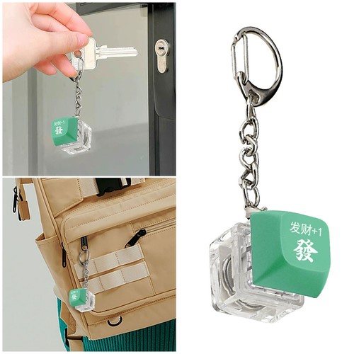 Keyboard Fidget Toy Keychain Keyboard Decompression Button Finger Clicker Toys - Picture 3 of 10