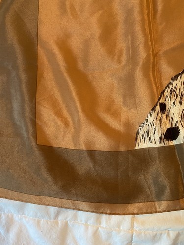 2 LEOPARDENDRUCK KUNSTSCHALS 1 MARK HALSTON III EIN UNBESCHRIFTET REALISTISCH SEIDIG ACC - Bild 10 von 24