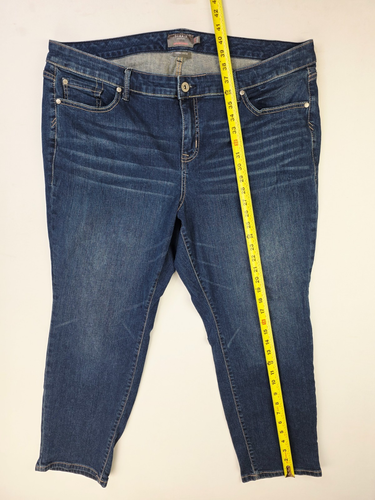 Torrid Size 22S Womens 28" Inseam Boyfriend Straight Vintage Stretch Blue Jeans - Picture 12 of 12