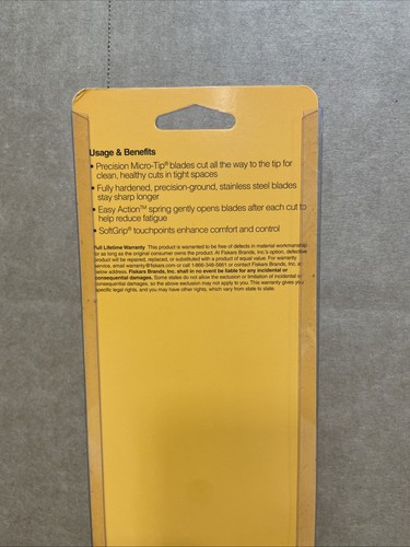 Fiskars 399240-1003 Straight Cut Snip Scissors - Orange & Black - Picture 2 of 3