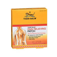 Pain Relieving Hydrogel Patch Larger Size 4x2.75 inch 5 Count By Tiger Balm