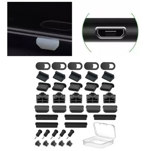 Silicone Anti Dust Tools 40 Pack USB A Type Female Protectors for Devices - Zdjęcie 9 z 20