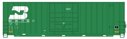 Intermountain escala HO ~ 50' Hi-Cube Boxcar ~ Burlington Northern BN #287192 | Zustand: New