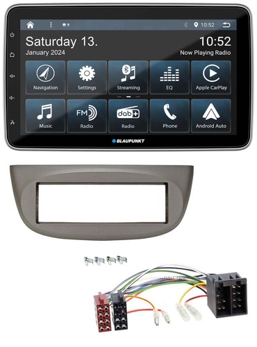 Blaupunkt USB DAB SD MP3 Bluetooth Autoradio für Renault Twingo 07-12 beige-grau - Bild 1 von 9