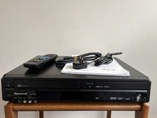 Panasonic DMR-EZ49V Black DVD & VHS Recorder Combo - Freeview - Tested. See Vid