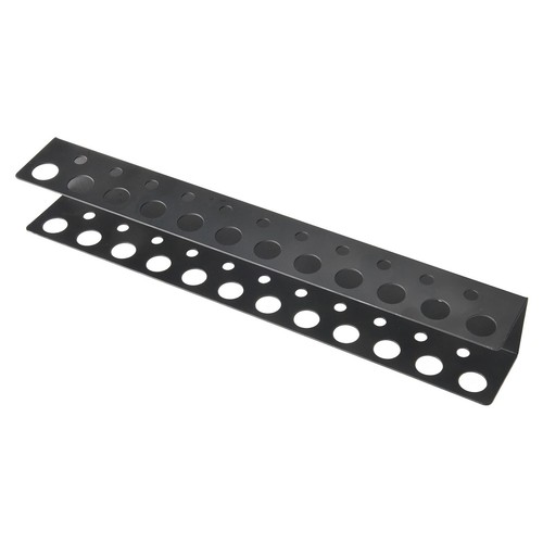 Tool Storage Solution Wall Mounted Screwdriver Organizer in Black Steel - Picture 14 of 19