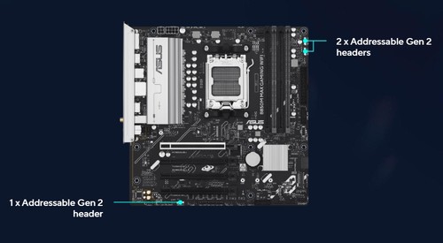 ASUS B850M MAX GAMING WIFI Motherboard AMD Ryzen B850 AM5 Micro ATX DDR5 256GB - Picture 12 of 12