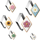 6PCS Rhombus Cookie Cutters Set, Stainless Steel Kitchen Baking Supplies, for Bi