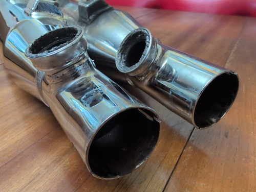 2004-2010 OEM Harley-Davidson Sportster 883 1200 Stock Chrome Mufflers 64842-04 - Picture 13 of 14