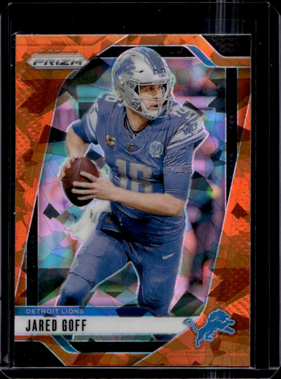 2024 Panini Prizm - Jared Goff #92 Orange Ice Prizm