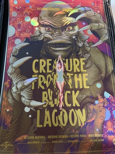 CREATURE FROM THE BLACK LAGOON (Foil Variant) Martin Ansin RARE ON HAND - Picture 1 of 5