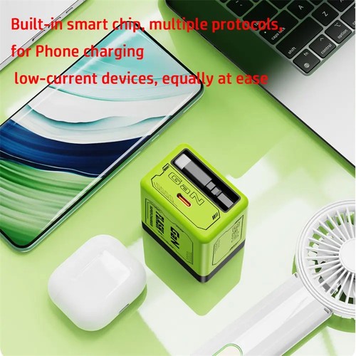 Chargeur GaN 2en 1,Évolutif 120W Max Charge Rapide avec Câble Type-C & 1 Ports USB - Photo 25 sur 26