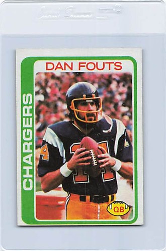 1978 Topps #499 Dan Fouts Chargers NM *51 - Picture 1 of 2
