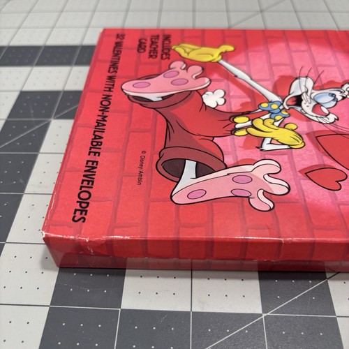 Vtg Who Framed Roger Rabbit Valentines 32 Cards/Envelopes Disney Amblin Cleo NEW - Picture 9 of 12