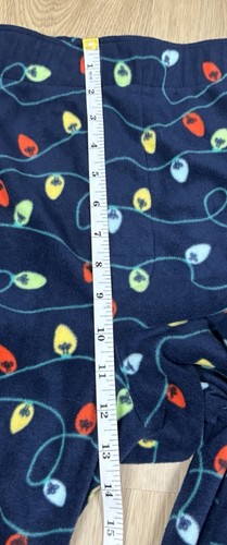 Wondershop Men's Fleece STRING OF CHRISTMAS LIGHT BULB Pajama Pants - Size XXL - Picture 11 of 16