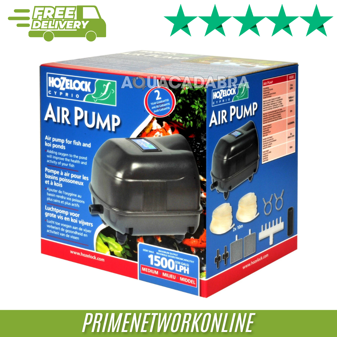 Hozelock 1800 Pond Air Pump 320 Kit for Fish & Koi Ponds 100% GENUINE NEW ⭐⭐⭐⭐⭐