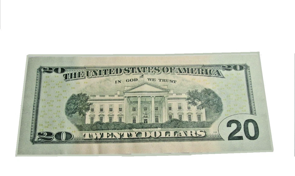 US Twenty Dollar bill Series 2004_EB 56885856 K-Fancy serial Trinary & Bookend - Image 3 of 4