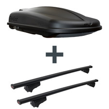 Dachbox Topbox TopBox 420 Duo + Dachträger G3 Clop für Dacia Duster I Phase 2 FP
