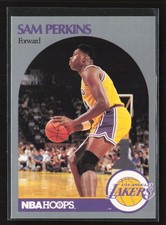 Sam Perkins Lakers 1990 NBA Hoops Topps Basketball Card #415