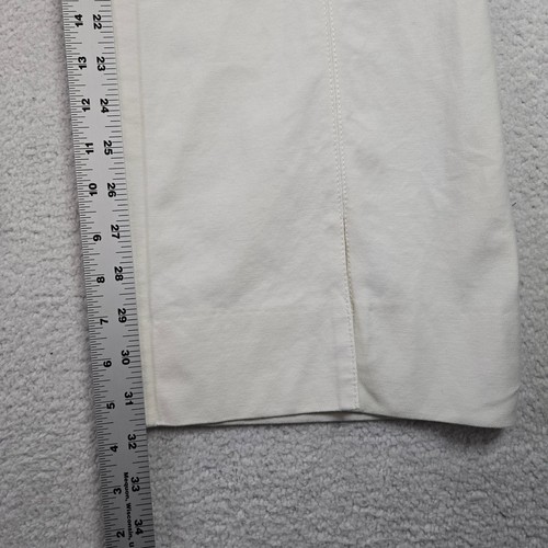 Pantalones acampanados Derek Lam 10 Crosby Maeve dobladillo abertura para mujer 4 blancos abertura frontal - Imagen 10 de 12