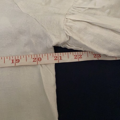 Chaser cremeweiße Bluse mit Glockenärmeln Größe M - Bild 4 von 7