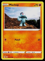 Machop 086/196 Lost Origin Common Pokemon Card