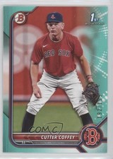 2022 Bowman Draft Aqua 192/199 Cutter Coffey #BD-200 7m3