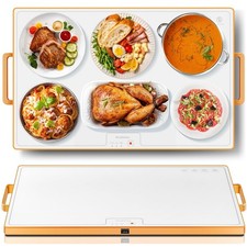 Food Warming Mat XL 24"x16" , Food Warmers for Parties Buffet and Daily Use,...