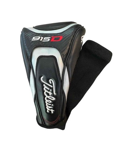 "NICE" TITLEIST 915D DRIVER HEADCOVER - BLACK - RED - SILVER #3157