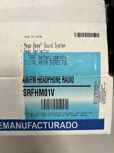 Sony S2 Walkman SRF-HM01V FM AM Street Style Headset Radio TV Weather MegaBass - Picture 9 of 10