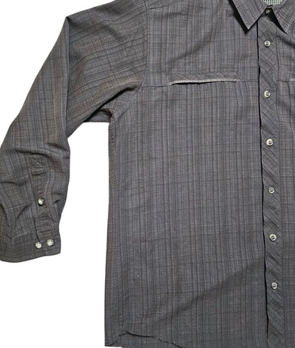 Exofficio Long Sleeve Shirt Mens Xxl Brown Button Down - Picture 5 of 16