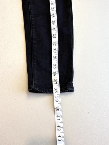 BNWT GSTAR Raw Womens Jeans Navik High Slim Ankle W25 L30 Jet Black Skinny Leg - Afbeelding 12 van 18