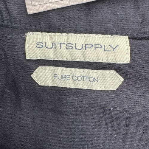 Suitsupply Pants Mens 34 Navy Blue Porto Cotton Stretch Chino Casual Dress Slack - Picture 6 of 6